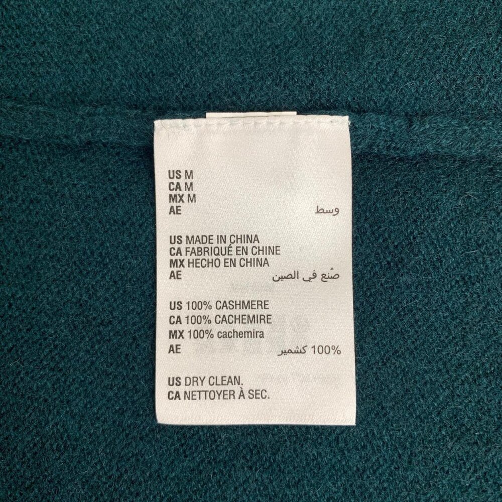 Charter Club Cozy Green Cashmere Turtleneck Sweater - Elegant Women's Knit Jumpe - Picture 5 of 6